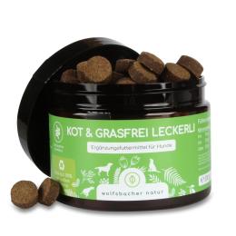 Wolfsbacher Natur Leckerli Kot & Grasfrei (przeciw zjadaniu odchodów) - 300 g
