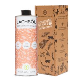 Wolfsbacher Natur, olej z łososia dla psów - 1 litr