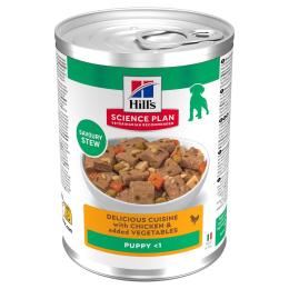 Hill's Science Plan Puppy Stew, kurczak z warzywami - 24 x 363 g