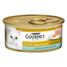 Gourmet Gold Feine Pastete, 12 x 85 g - Czarniak z marchewką