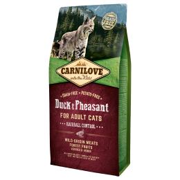 Carnilove Adult Hairball Control, kaczka z bażantem - 2 x 6 kg