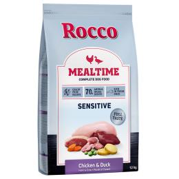 Rocco Mealtime Sensitive, kurczak i kaczka - 2 x 12 kg
