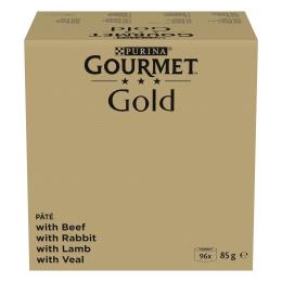 Megapakiet Gourmet Gold 96 x 85 g - Delikatny mus