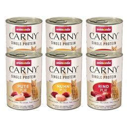 Pakiet próbny animonda Carny Single Protein Adult  - 6 x 400 g