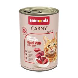 Megapakiet animonda Carny Single Protein Adult, 24 x 400 g - Wołowina