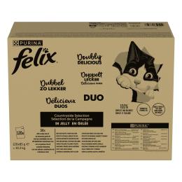Pakiet Felix Fantastic w galarecie, So gut wie es aussieht, 120 x 85 g - Podwójny smak