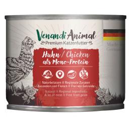 Korzystny pakiet Venandi Animal Monoprotein 24 x 200 g - Kurczak