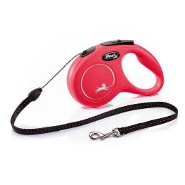 flexi New Classic smycz linkowa S, czerwona, 5 m - flexi New Classic, rozm. S, czerwona, 5 m