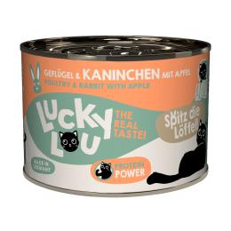 Korzystny pakiet Lucky Lou Adult, 24 x 200 g - Drób i królik