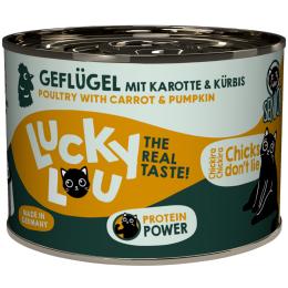 Korzystny pakiet Lucky Lou Senior, 24 x 200 g - Drób