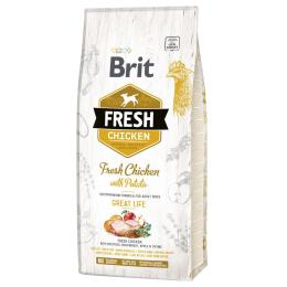 Brit Fresh Adult Great Life, kurczak z ziemniakami - 2 x 12 kg