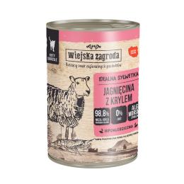 Megapakiet Wiejska Zagroda Cat, 36 x 400 g - Jagnięcina z krylem