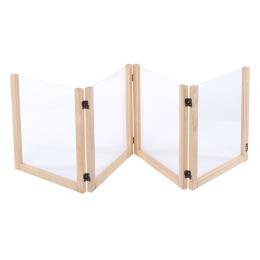 TIAKI drewniany wybieg dla małych zwierząt - Dł. x szer. x wys.: 201,5 x 60 x 3 cm