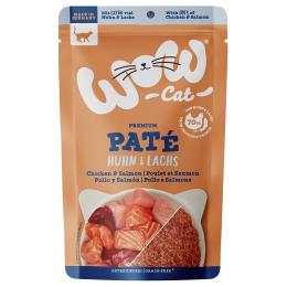 Korzystny pakiet WOW Cat Adult, 24 x 125 g - Kurczak i łosoś