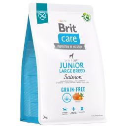 Brit Care Dog Grain-free Junior Large Breed, łosoś i ziemniaki - 3 kg