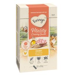 Feringa Vitality Creamy Snacks - Kurczak, 12 x 10 g