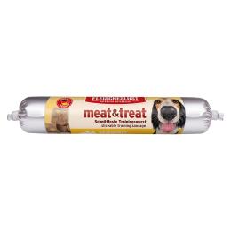 Fleischeslust Meat & Treat, kiełbaska treningowa - Kiełbasa z serem, 80 g