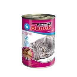 Super Benek Super Chunks, bez zbóż, 10 x 415 g - Kaczka w sosie