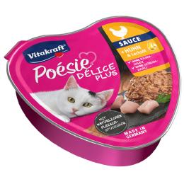 Vitakraft Poésie Délice Plus, 15 x 85 g - Kurczak
