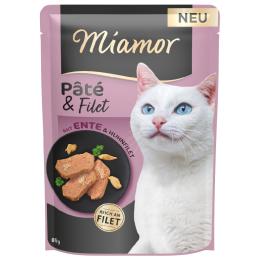 Korzystny pakiet Miamor Pâté & Filet, 30 x 85 g - Kaczka