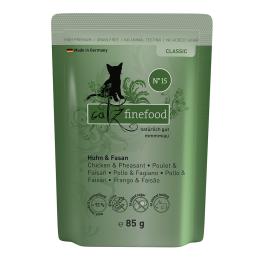 Korzystny pakiet catz finefood saszetki, 16 x 85 g -  Kurczak z mięsem z bażanta