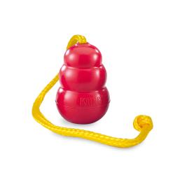 KONG Classic ze sznurkiem - Rozmiar L: ok. Ø 7 x dł. 65 cm