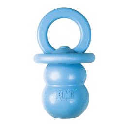 KONG Puppy Binkie, zabawka do żucia dla szczeniąt, smoczek - Rozmiar M: dł. 13,4 x Ø 7,6 cm
