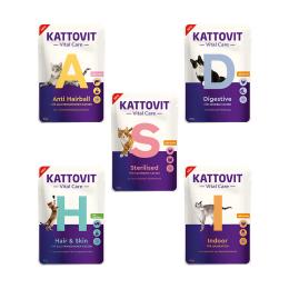 Pakiet próbny Kattovit Vital Care - 25 x 85 g (5 smaków)
