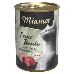 Miamor Feine Beute, 12 x 400 g - Indyk i królik
