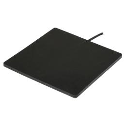 Kerbl Hobbyfarming gumowa płyta grzewcza - Dł. x szer. x wys.: 24 x 24 x 0,7 cm