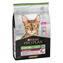 PURINA PRO PLAN Sterilised Adult Duo, dorsz i pstrąg - 3 kg
