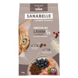 Sanabelle Sensitive, z jagnięciną i jagodami - 2 kg