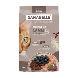 Sanabelle Sensitive, z jagnięciną i jagodami - 8 kg
