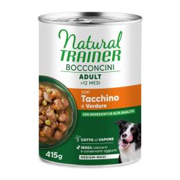 Natural Trainer Bocconcini Adult Medium i Maxi Chunks, 415 g - Indyk