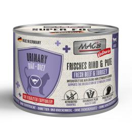MAC's Cat Vetcare Urinary, 6 x 200 g - Wołowina i indyk
