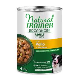 Natural Trainer Bocconcini Adult Medium i Maxi Chunks, 415 g - Kurczak
