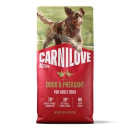 Carnilove Active Adult, kaczka i bażant - 2 x 12 kg