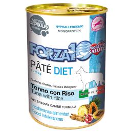 Forza10 Dieta paté z tuńczyka z ryżem - 6 x 400 g