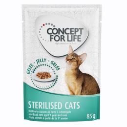 Concept for Life Sterilised Cats w galarecie - 48 x 85 g