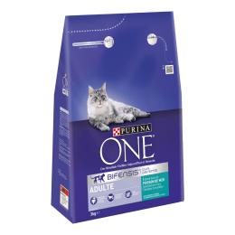 PURINA ONE Adult, ryba morska - 2 x 3 kg