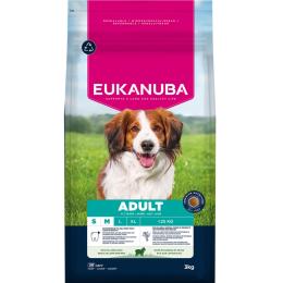 Eukanuba Premium Nutrition Adult Small & Medium Breed, jagnięcina i ryż - 3 kg