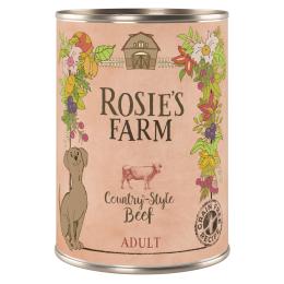 Pakiet Rosie's Farm Adult, 12 x 400 g  - Wołowina