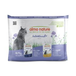 Almo Nature Functional Intestinal Help, 6 x 70 g - Pakiet mieszany