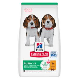 Dwupak Hill's - Puppy Healthy Development Medium, kurczak, 2 x 14 kg