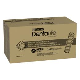 PURINA Dentalife, codzienna pielęgnacja zębów dla średnich psów - 2 x 84 sztuki (28 x 69 g)
