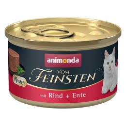 animonda vom Feinsten Adult, 12 x 85 g - Wołowina i drób