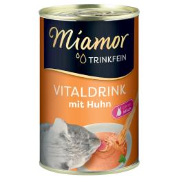 Korzystny pakiet Miamor Vitaldrink napój dla kota, 18 x 135 ml  - Kurczak