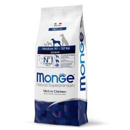 Monge Natural Superpremium Medium kurczak dla seniorów - 12 kg