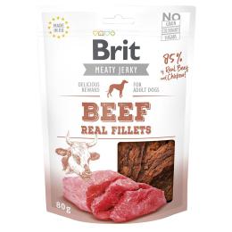 Brit Jerky, filety z wołowiną - 80 g