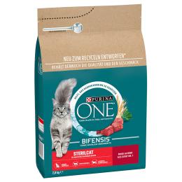 PURINA ONE SterilCat, wołowina - 3 x 2,8 kg
